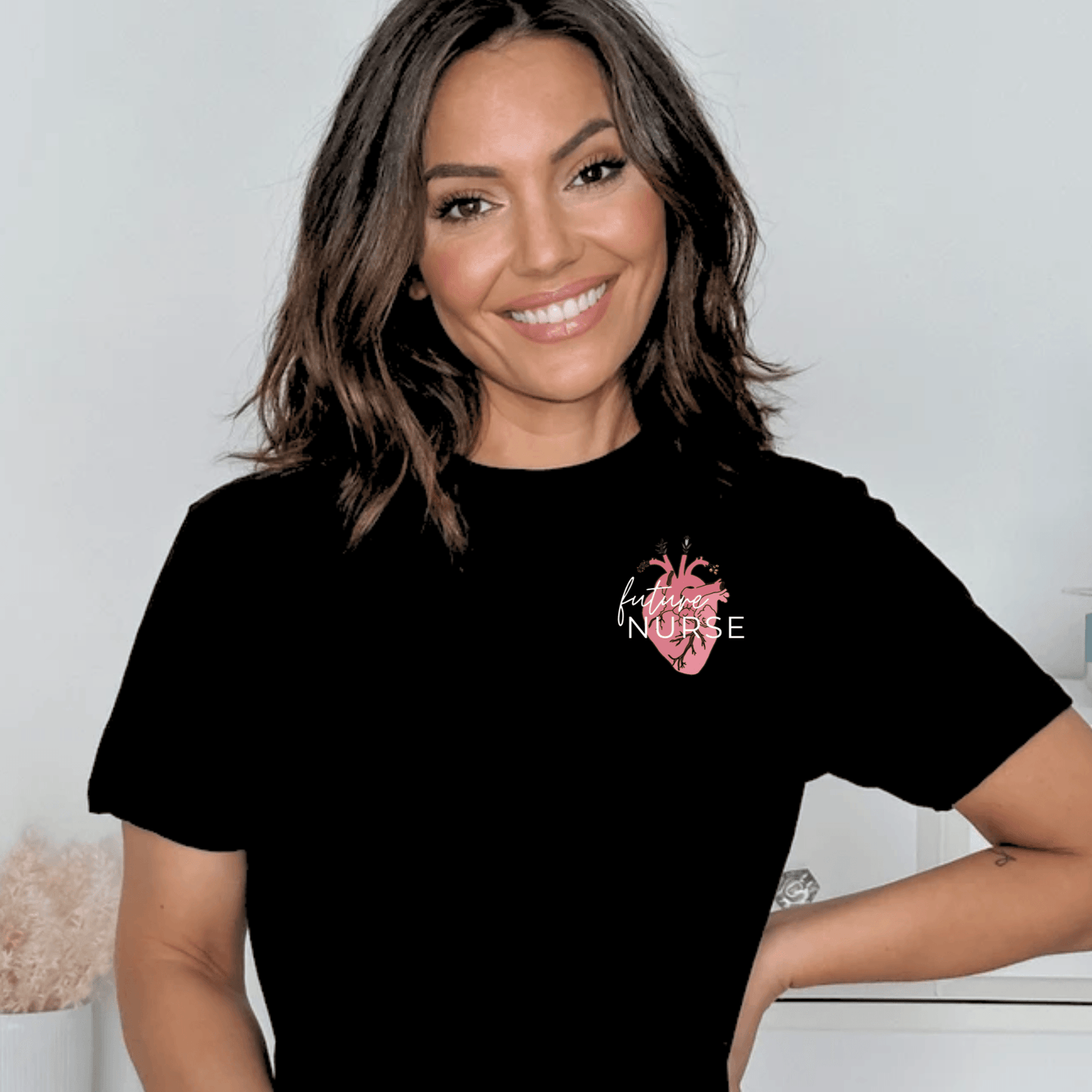 Future Nurse Shirt with Anatomical Heart, Nursing School Shirt, Nurse Shirt, Gift for Nursing Student, Nursing Student Shirt, Nurse Student Shirt
