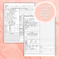 Custom Printable Nursing Template: Concept Map, Nurse Report Sheet or Pharm Template