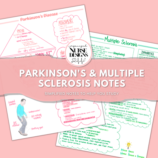 Parkinson's Disease and Multiple Sclerosis Nursing School Notes