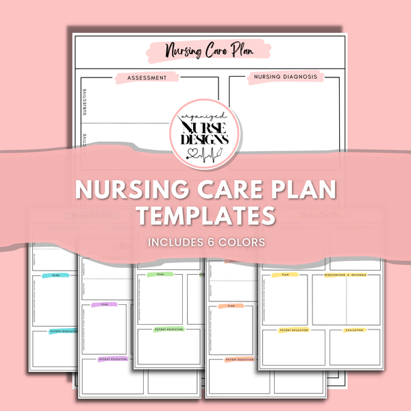 Nursing Care Plan Templates, Nursing School Study Templates ...