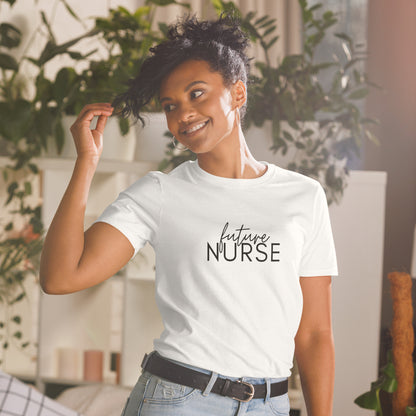 Minimalistic Future Nurse T-Shirt, Nursing Student Shirt, Student Nurse Shirt